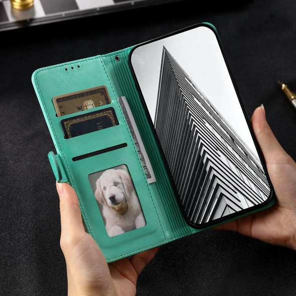 For Xiaomi 14 Pro Simple 6-Card Wallet Leather Phone Case(Green)