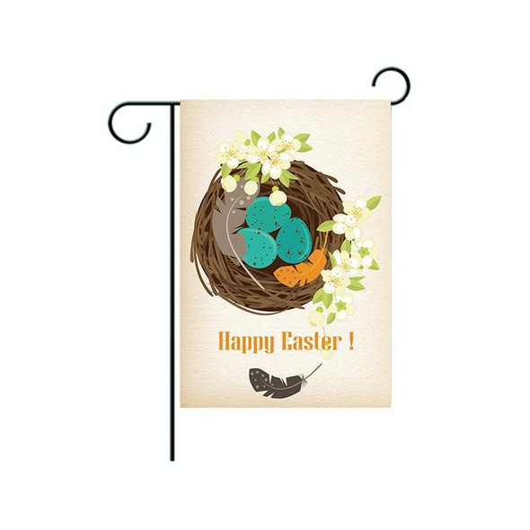 3 PCS Easter Garden Flag Banner Courtyard Garden Banner(W210126001)