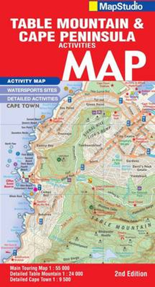 Road map Table Mountain & Cape Peninsula adventures  (Sheet map, folded)