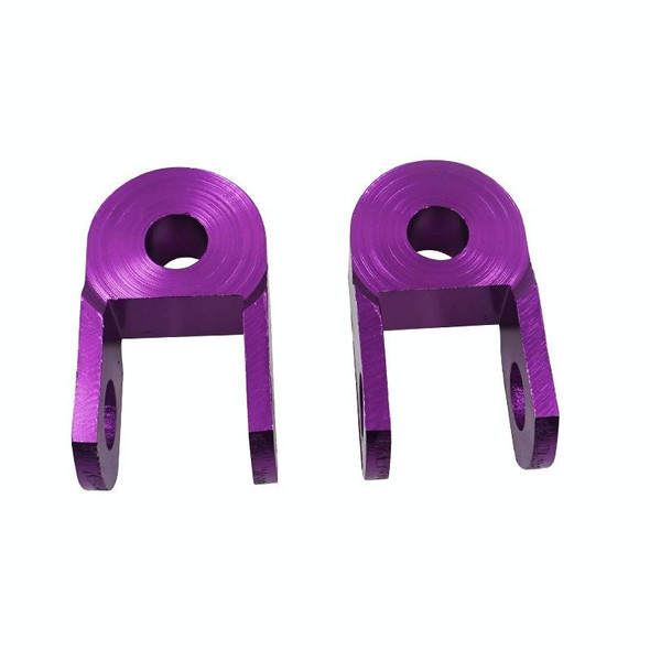 6 Pairs Motorcycle Electric Vehicle Modification Accessories Small CNC Aluminum Alloy Shock Absorption Increaser(Purple)