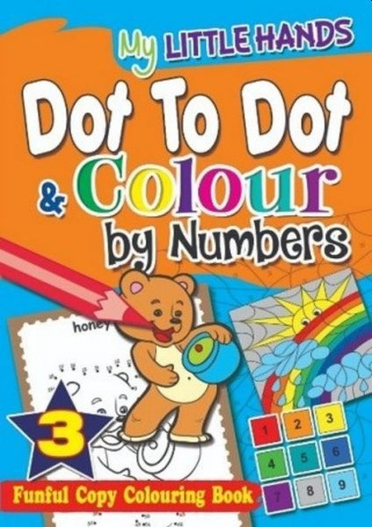 Dot To Dot & Colour By Numbers - Funful Copy Colouring Book