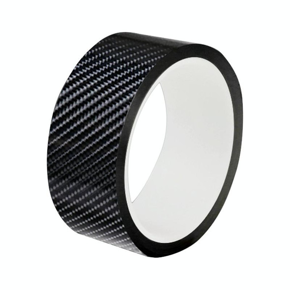 Universal Car Carbon Fiber Door Anti-collision Strip Protection Guards Trims Stickers Tape, Size:3cm x 3m