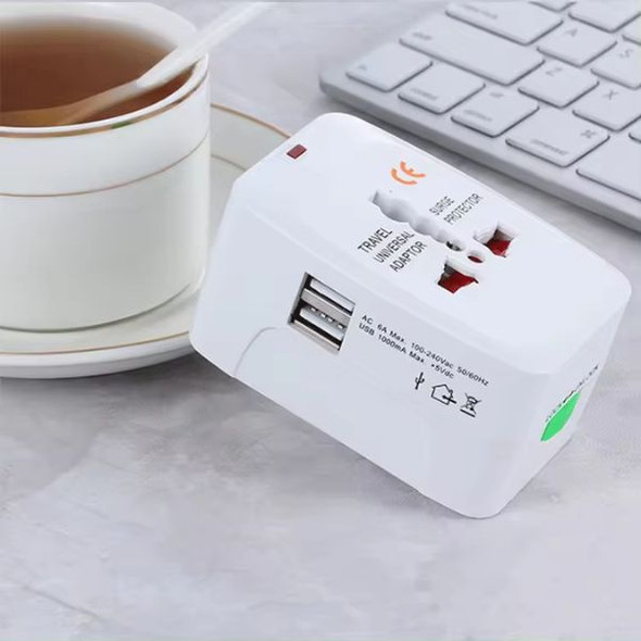 Universal Travel Adapter With Dual USB Port