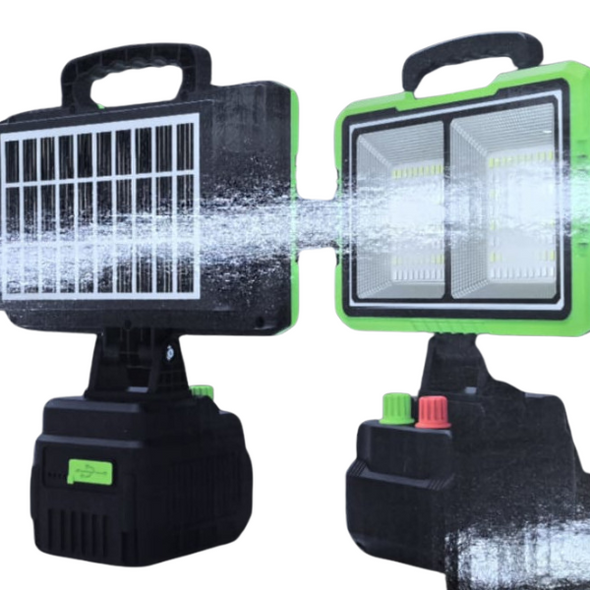 Portable Solar Flood Light With Handle