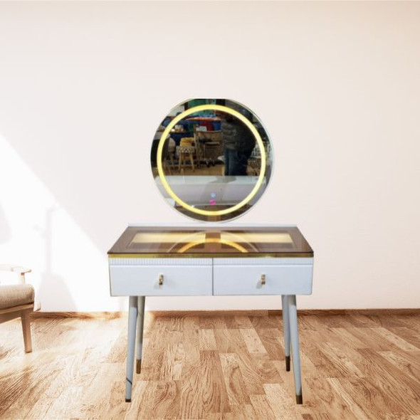 Luxe Living - Modern Dressing Table with Mirror