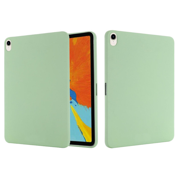 Solid Color Liquid Silicone Dropproof Full Coverage Tablet Case - iPad mini 6(Green)