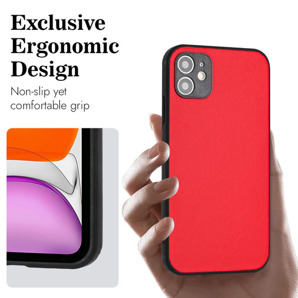 For iPhone 11 R20 Leather Pattern Phone Single Case(Red)