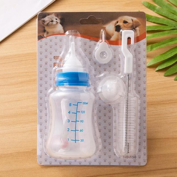 Pet Milk Feeding Bottle Portable Multi-Nipple Water Mug, Model: Small Yellow