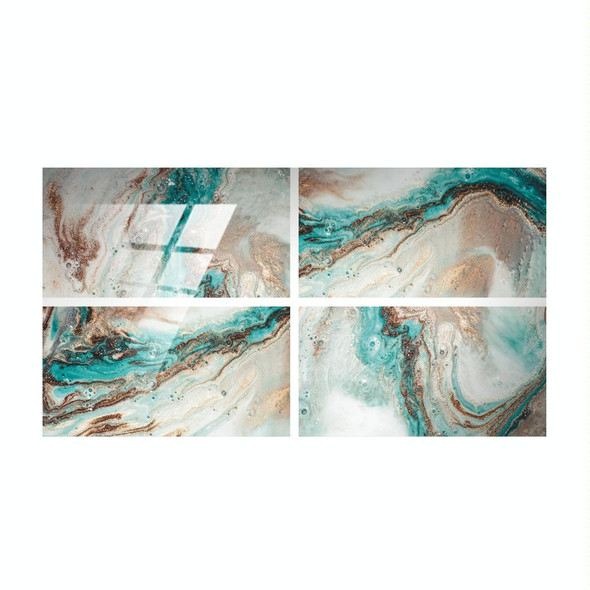 4 PCS  Crystal Film Wall Tile Sticker Imitation Marble Pattern Wall Sticker(DLS034)