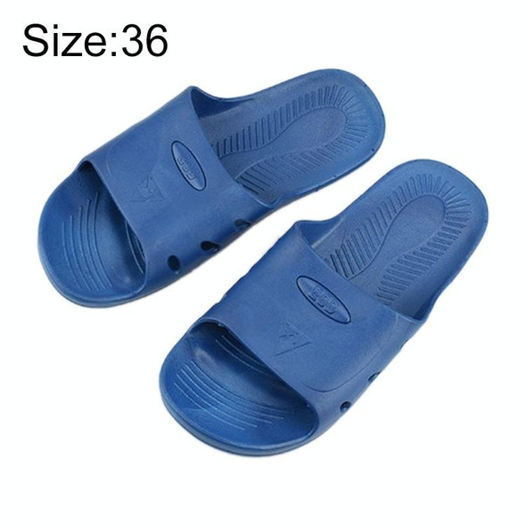 Anti-static Anti-skid Six-hole Slippers, Size: 36 (Blue)