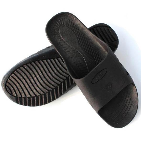 Anti-static Anti-skid Six-hole Slippers, Size: 36 (Black)