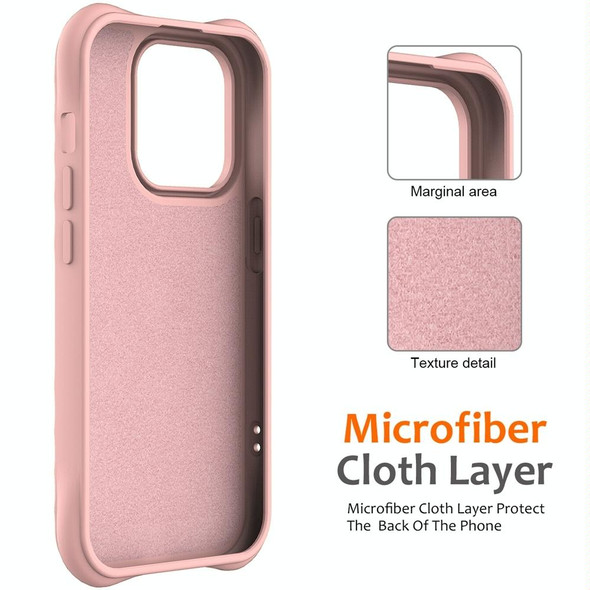 For iPhone 13 Pro Wave Texture MagSafe Magnetic Liquid Silicone Phone Case(Pink)