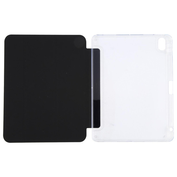 For iPad Pro 11 2022 GEBEI Deformation Leather Tablet Case(Black)