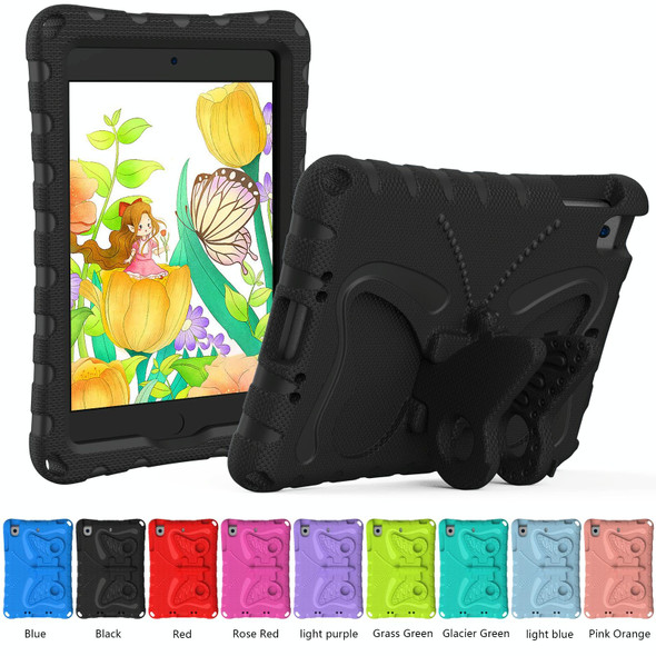 For iPad mini 1/2/3/4/5 Butterfly Bracket EVA Shockproof Tablet Case(Black)
