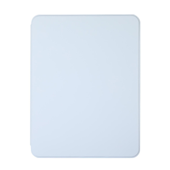 For iPad Pro 11 2024 2 in 1 Acrylic Split Rotating Leather Tablet Case(Ice Blue)