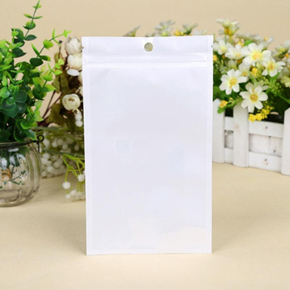 8 x 11cm 100pcs Pearlescent Film Packaging Ziplock Bag Translucent Plastic Self-Sealing Bags