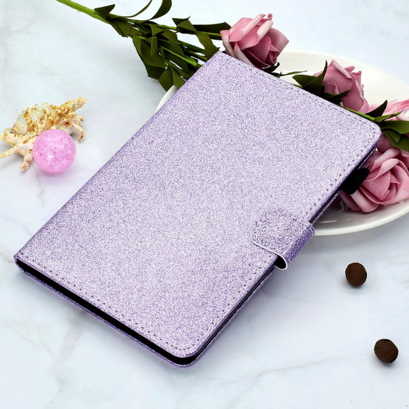 For iPad Pro 11 2024 Glitter Smart Leather Tablet Case(Purple)