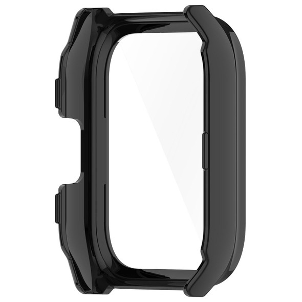 For Xiaomi HayLou Smart Watch 2 Pro PC + Tempered Film Integrated Watch Protective Case(Black)