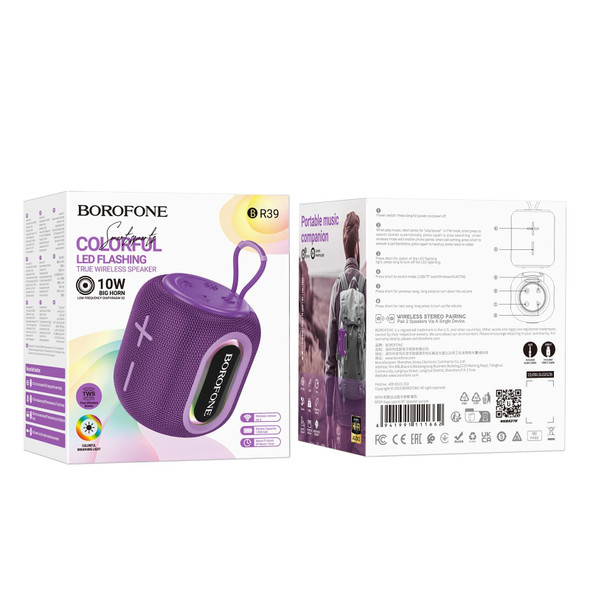 Borofone BR39 Portable Kaya Sports BT Speaker(Purple)