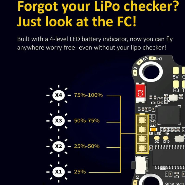 SpeedyBee F405 V3 50A Stack 3-6S Lipo Barometer For RC Drone