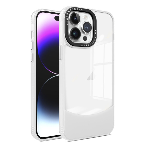 For iPhone 14 Pro Max Two-color High Transparency Skin Feel TPU Phone Case(Transparent)