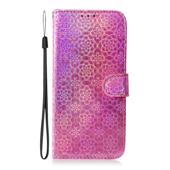 For OPPO A60 4G Colorful Magnetic Buckle Leather Phone Case(Pink)