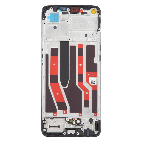 For OPPO Reno7 4G OLED LCD Screen Digitizer Full Assembly with Frame