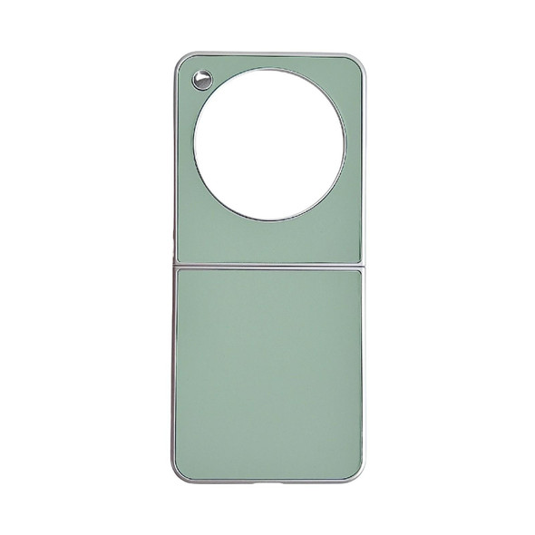 For ZTE nubia Flip Pearlescent Paint Solid Color Leather Texture Phone Case(Green)