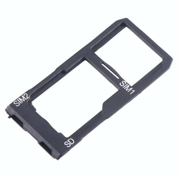 For Sony Xperia 1 II Original SIM Card Tray + SIM / Micro SD Card Tray (Black)