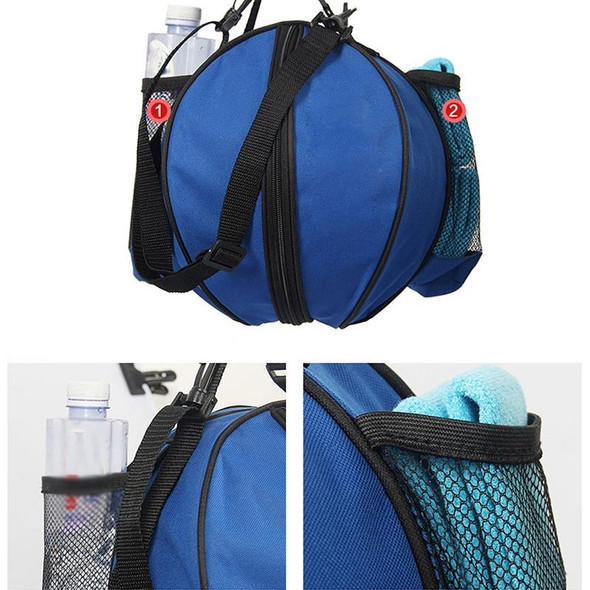 WJ0122 Outdoor Sports One-Shoulder Volleyball Basketball Football Backpack(Blue)
