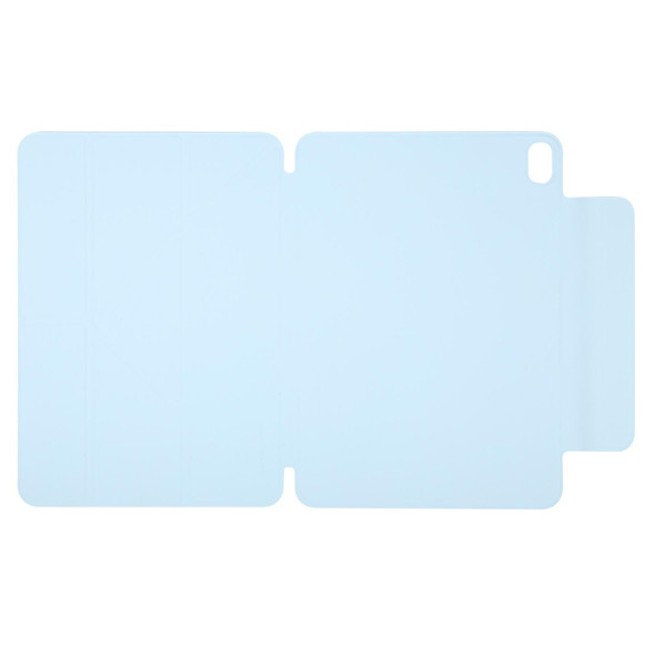 For iPad 10th Gen 10.9 2022 Y-Shape Double-sided Clip Magnetic Smart Tablet Case(Blue)