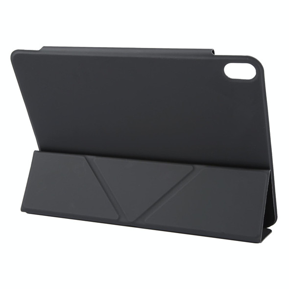 For iPad 10th Gen 10.9 2022 Y-Shape Double-sided Clip Magnetic Smart Tablet Case(Black)