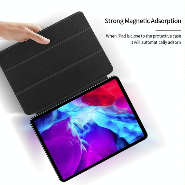 For iPad Pro 11 2024 Ultra-thin Double-sided Clip Magnetic Smart Tablet Case(Sky Blue)
