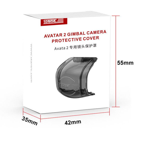 For DJI Avata 2 STARTRC Lens Cap Protection Cover (Grey)