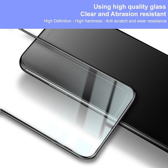 For vivo iQOO Z9 5G / Z9 Turbo 5G imak 9H Surface Hardness Full Screen Tempered Glass Film Pro+ Series