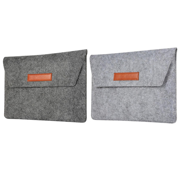 Felt Liner Bag Computer Bag Notebook Protective Cover - 15 inch(Grey)