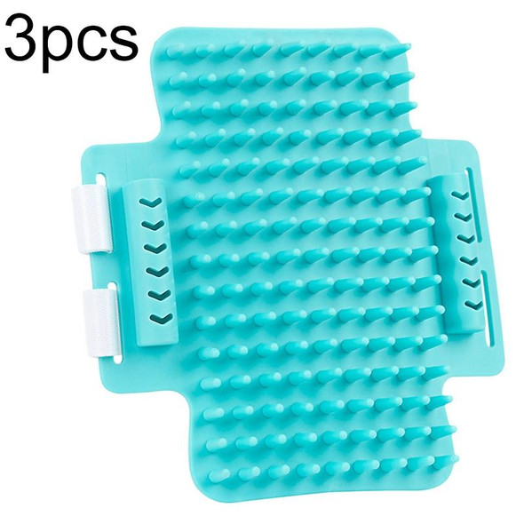 3pcs Pet Table Leg Hair Rubbing Massage Brush Cat Scratcher(Mint Green)