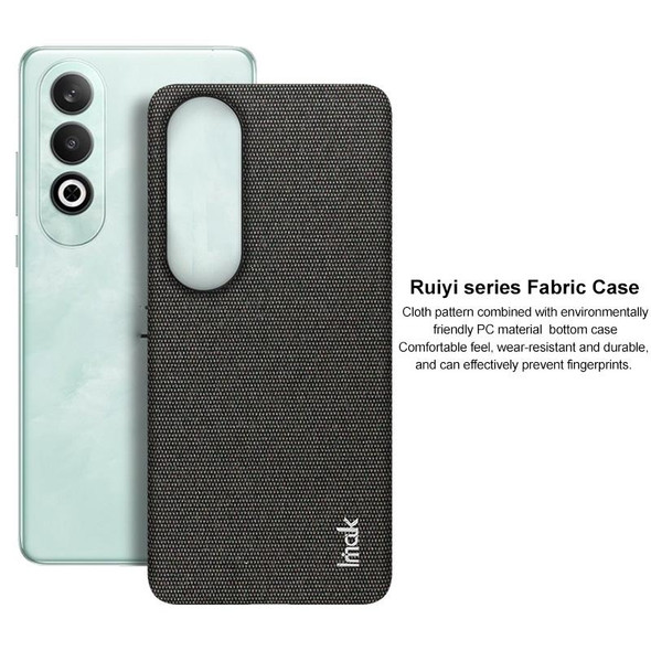 For OnePlus Nord CE4 5G imak Ruiyi Series Cloth Texture PU + PC Phone Case(Light Grey)