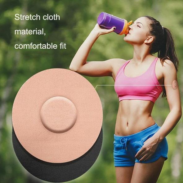 20 PCS Sports Non-slip Adhesive Patch Densor Sweat-absorbing Breathable Fixing Patch(Black)