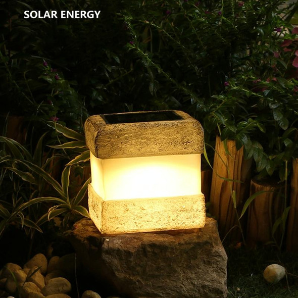 Outdoor Solar Simulation Stone Landscape Lights(Warm Light)