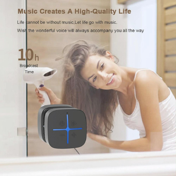 Hileo MZ513 Suction Cup Type Waterproof Wireless Stereo Speaker