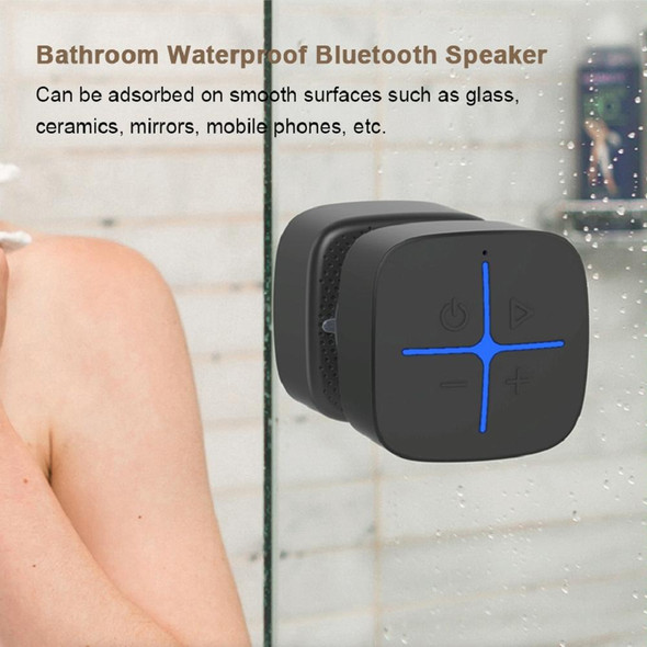 Hileo MZ513 Suction Cup Type Waterproof Wireless Stereo Speaker