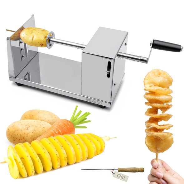 Stainless Steel Manual Spiral Potato Slicer