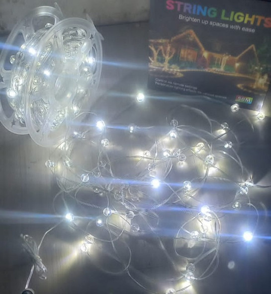 50m Clear Balls String Lights