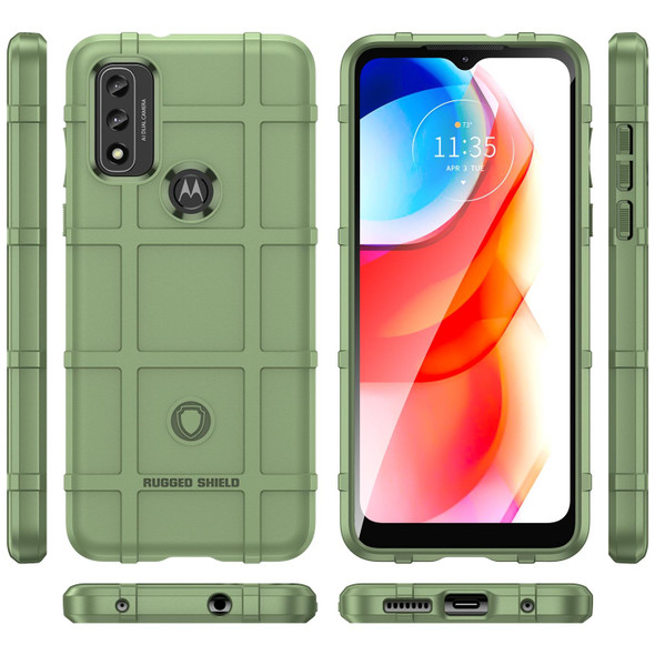 Motorola Moto G Play 2022 Full Coverage Shockproof TPU Phone Case(Green)