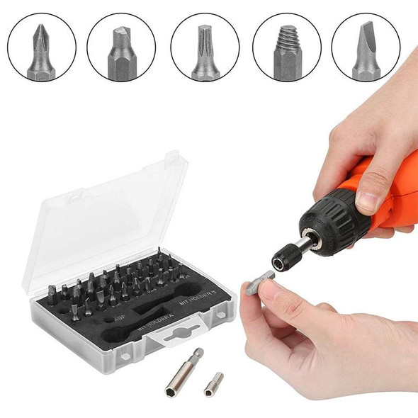 33 PCS / Set  Broken Wire Extractor Set High-Speed Steel Damage Screw Disassembly Tool