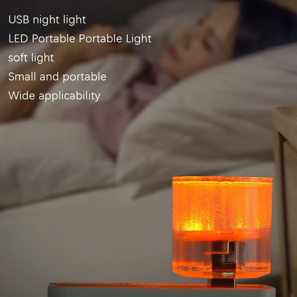 10 PCS Car Decorative USB Universal LED Atmosphere Lamp, Colour: Colorful Flash