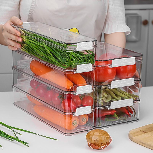 Fruit and Vegetable Refrigerator Crisper with Lid, Specification: TY-9081