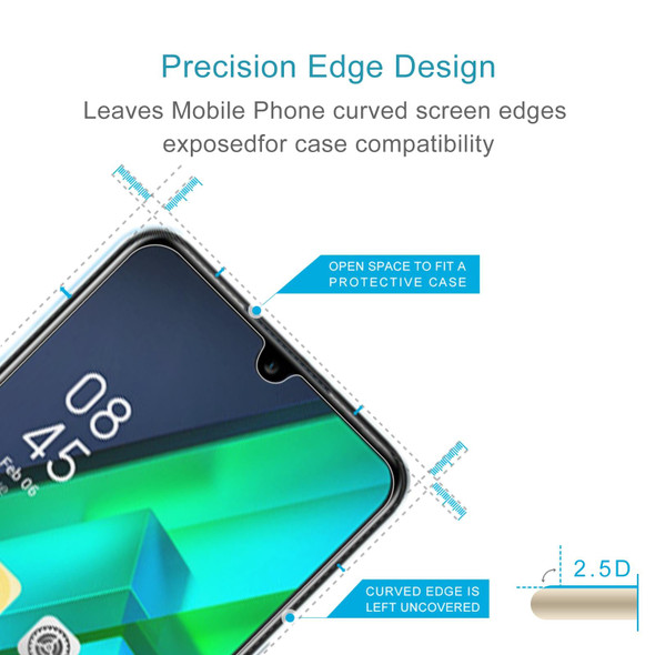 10 PCS 0.26mm 9H 2.5D Tempered Glass Film - Infinix Note 12 G96