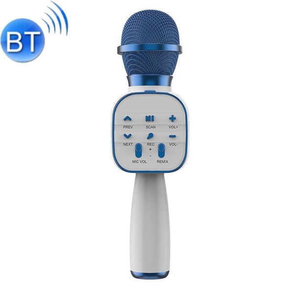DS813 Live Wireless Bluetooth Microphone(Blue)